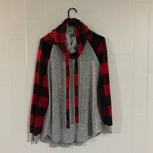 Red Plaid Sweater
